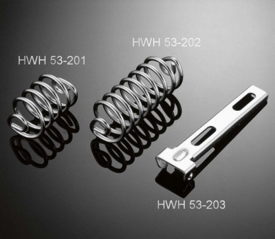 Highway Hawk H53-201 Pružina sedla 75mm chrom 1ks